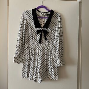 Adorable Maje bow romper